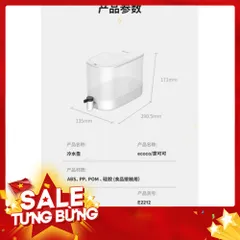 Bình Đựng Nước Tủ Lạnh ECOCO 4 Lít Có Vòi Đa Năng Tiện Lợi & An Toàn Cho Gia Đình 813342