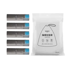Túi Đựng Rác Có Quai Xách Siêu Dai ecoco (combo 5 cuộn) 813357