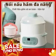 Nồi hầm cách thuỷ dung tích 1 lít kèm vỉ hấp bản tiếng việt 813359