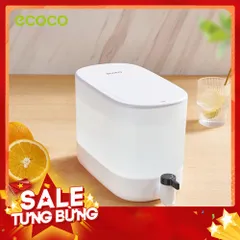 Bình nước tủ lạnh ECOCO 4L có vòi chịu nhiệt độ cao 813366