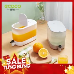 Bình nước tủ lạnh ECOCO 4L có vòi chịu nhiệt độ cao 813366