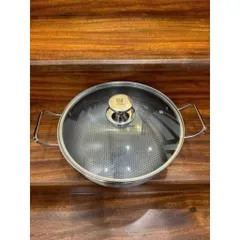 Chảo Inox Tổ Ong Sâu Lòng 28cm Cao Cấp - Chảo Chống Dính Toàn Phần 3 Lớp Dùng Cho Mọi Loại Bếp