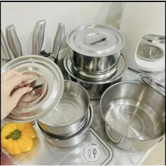 Bộ Thố Inox 5 Món MyHome Tặng Kèm Nắp 813378