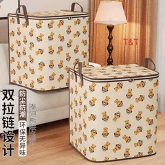 Combo 3 túi đựng chăn màn quần áo đủ kích cỡ gấp họn hình gấu 813385