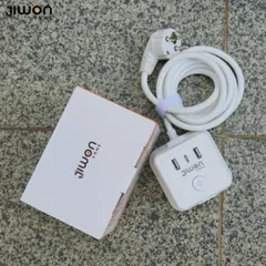 Ổ Cắm Điện Đa Năng JIWON - Tích Hợp Cổng USB và Type C, Tự Ngắt An Toàn, 4 Ổ, Chiều Dài 2.4m 813408
