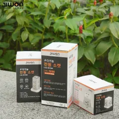 Ổ Cắm Điện Đa Năng JIWON - Tích Hợp Cổng USB và Type C, Tự Ngắt An Toàn, 4 Ổ, Chiều Dài 2.4m 813408