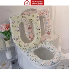Lót Bồn Cầu Giữ Ấm Labubu Dễ Thương - Đệm Lót Bồn Cầu Xốp Không Thấm Nước, Dễ Dàng Vệ Sinh 813409