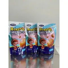 Combo 3 Gói Hạt Dẻ Nướng Vị Muối Biển Bibobu (80G) - Snack Ngon Bổ Dưỡng 813412