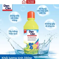 Lọ Tẩy Mốc Quần Áo Denclin Trắng Màu 350g - Giải Pháp Hiệu Quả Cho Quần Áo Của Bạn 813413