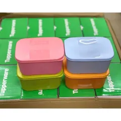 Set 4 Hộp Đựng Thực Phẩm Tủ Lạnh Nhựa Nguyên Sinh Kín Khí Bảo Quản Đồ Ăn Dặm Cho Bé Kháng Khuẩn Đa Năng Tiện Lợi 813423