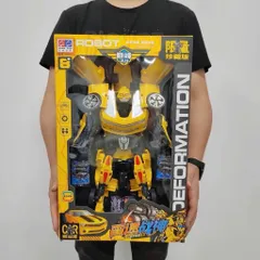 Đồ Chơi Robot Biến Hình Ô Tô Lôi Tốc Chiến Thần Cao Cấp, Mô Hình Siêu Nhân Robot Biến Hình Thành Xe Hộp Lớn Làm Quà Tặng