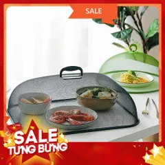 Lồng Bàn Sắt Viền Inox 304 Cao Cấp Lồng Bàn  Loại 1, Dạng Lưới Siêu Mịn, Chống Côn Trùng Hiệu Quả