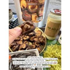 Nấm Hương Nếp Sấy Giòn 200g 100% Organic - Nấm Đông Cô Sấy Khô Ăn Liền Giòn Rụm Thơm Ngon Đậm Vị Đồ Ăn Vặt Lành Mạnh