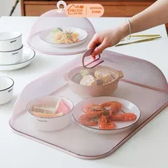 Lồng Bàn Lưới Kim Loại Chống Côn Trùng, Chụp Thức Ăn Thông Minh, Đồ Dùng Nhà Bếp Tiện Lợi
