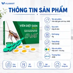 Thuốc Diệt Gián Sinh Học AMB – Diệt Nhiều Loại Gián, Dễ Sử Dụng, Hiệu Quả Cao