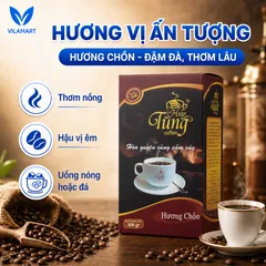 Cà Phê Hương Chồn Huy Tùng Cao Cấp 500g – Cà Phê Bột Pha Phin, Hương Thơm Đậm Đà
