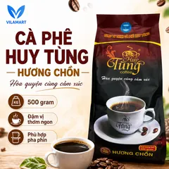 Cà Phê Hương Chồn Huy Tùng Loại Bịch 500g