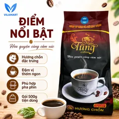Cà Phê Hương Chồn Huy Tùng Loại Bịch 500g