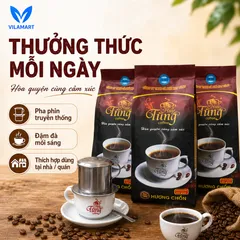 Cà Phê Hương Chồn Huy Tùng Loại Bịch 500g