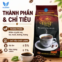 Cà Phê Hương Chồn Huy Tùng Loại Bịch 500g