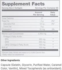 Viên uống Omega 3 Marine Omega Pharmanex NuSkin – Dầu nhuyễn thể Krill Oil, hỗ trợ tim mạch, não bộ 120v