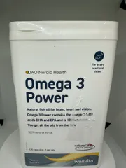 Thực phẩm bảo vệ sức khỏe Mezina Omega 3 Power: Viên uống hỗ trợ duy trì tốt cho tim mạch, não bộ và thị lực [120 viên]