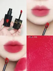 Son kem YSL 236 The Slim Velvet Radical đỏ ruby chuẩn auth, 