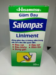 Mẫu mới - Salonpas liniment dạng lăn 50ml - Hisamitsu