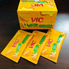 Siro Vic - Hỗ Trợ Giảm Ho, Sổ Mũi, Đau Đầu Do Cảm Lạnh Hộp 12 gói