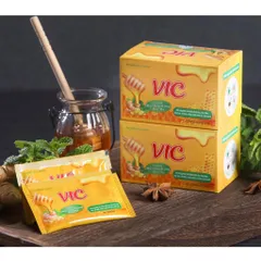 Siro Vic - Hỗ Trợ Giảm Ho, Sổ Mũi, Đau Đầu Do Cảm Lạnh Hộp 12 gói