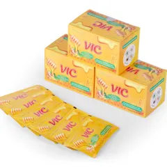Siro Vic - Hỗ Trợ Giảm Ho, Sổ Mũi, Đau Đầu Do Cảm Lạnh Hộp 12 gói