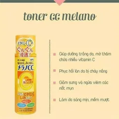 Nước Hoa Hồng Melano CC Rohto Vitamin C Dưỡng Sáng Mờ Thâm - Hàng Nội Địa Nhật Bản