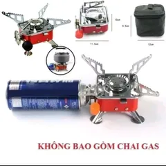 [Không kèm bình ga] Bếp ga du lịch mini dã ngoại gấp gọn đa năng tiện lợi