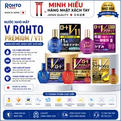 Nước Nhỏ Mắt V Rohto Premium Nhật Bản – Giúp Làm Dịu Mắt, Giảm Cảm Giác Mỏi Mắt