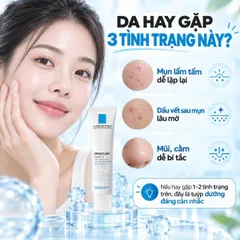 Kem Dưỡng Da Mụn La Roche-Posay Effaclar Duo+ 40ml Hỗ Trợ Giảm Mụn, Mờ Thâm, Hạn Chế Mụn Tái Lại