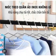 Móc Inox Treo Quần Áo Người Lớn Dày 3mm - Inox 304 Chất Lượng, Đầu Bo Tròn (Chiều Dài 40cm) 813784