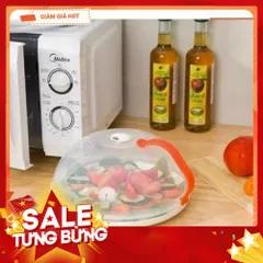 Nắp Đậy Thực Phẩm Lò Vi Sóng Có Tay Cầm Chống Nóng, Nắp Đậy Lò Vi Sóng Chống Mùi Bảo Quản Giữ Nóng Thực Phẩm 813797