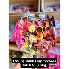 Bánh Quy Socola Bơ Sữa LSS Nội Địa Trung - Mix 4 Vị Ngon Lạ 813799
