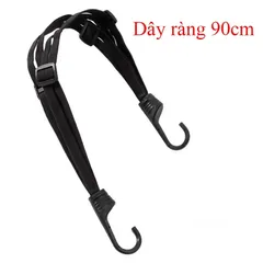 Dây Thun Ràng Hàng Xe Máy Xe Điện - Dây Ràng Mũ Bảo Hiểm Tích Hợp 4 Sợi, Điều Chỉnh 60cm - 90cm 813810