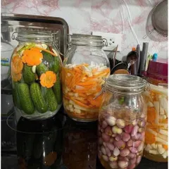 Hũ Thủy Tinh Nắp Chốt Thép Kín Hơi Dung Tích2 Lít - Đựng Gia Vị, Ngâm Hoa Quả 813823