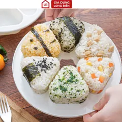 Bộ Khuôn Cơm Tam Giác Bộ 6 Khuôn Làm Cơm Nắm Onigiri, Khuôn Ép Cơm Bento Tạo Hình Dễ Thương Cho Bé Ăn Dặm 813834