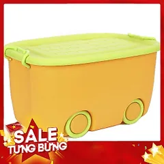 Thùng ô tô đựng đồ chơi có bánh xe size to 58 x 39 x 31cm chất đẹp 813840