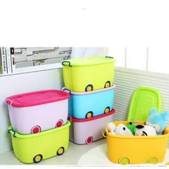 Thùng ô tô đựng đồ chơi có bánh xe size to 58 x 39 x 31cm chất đẹp 813840