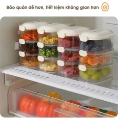Hộp Đựng Đồ Khô 3 Tầng Kèm Nắp 