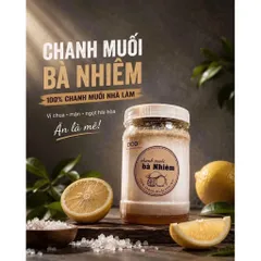 Chanh Muối Bà Nhiêm 1kg Thơm Ngon, Vị Chua Mặn Ngọt Hài Hòa - Giải Khát Thanh Mát, Tự Nhiên