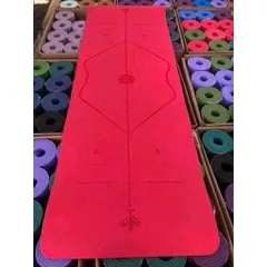Thảm Tập Yoga TPE Cao Cấp 6mm/8mm Định Tuyến Chống Trượt - Thảm Tập Gym, Yoga Tại Nhà Êm Ái, Đàn Hồi Tốt