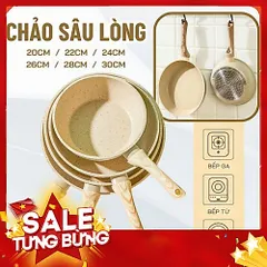 Chảo Chống Dính Đa Năng - Size 20cm, 24cm, 26cm, 28cm - Dùng Cho Mọi Loại Bếp 813878