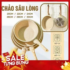 Chảo Chống Dính Đa Năng - Size 20cm, 24cm, 26cm, 28cm - Dùng Cho Mọi Loại Bếp 813878
