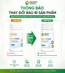 Viên uống giúp bé ăn khỏe ngủ ngon, phát triển chiều cao Aotearoa Vitality GHR Amino 60 viên