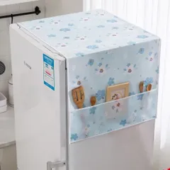 Tấm Phủ Tủ Lạnh Chống Bụi Có Túi Đựng Đồ | Khăn Che Tủ Lạnh Chống Thấm Trang Trí Nhà Bếp Cao Cấp 813882